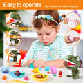 Play Dough Dinosaur Set Bulk Pack Noodle Maker Toy Kids Ages 4-8 by Deal US