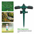 Gyrivav 360° Rotating Metal Lawn Sprinkler Fits 1/2'' Hose Heavy Duty by Deal US