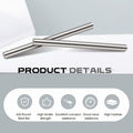 [Like New] Zonon Steel Cold Rolled Round Bar 0.79" Dia x 12" Length Mild Steel 2 Pcs by Deal US