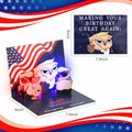 Yinqing 3D Pop Up Birthday Card with Light and Music Multicolor by Deal US