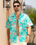 APTRO Hawaiian Shirt Men Tropical Short Sleeve Button Down Shirt Size 2X by Deal US