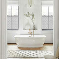 HYOUBALA Window Privacy Film UV Protection Non-Adhesive Begonia 17.5x78.7 by Deal US