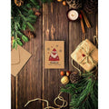 BEST PAPER GREETINGS Christmas Cards 36 Pack 4x6 Kraft Paper Red White Envelopes by Deal US