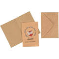 BEST PAPER GREETINGS Christmas Cards 36 Pack 4x6 Kraft Paper Red White Envelopes by Deal US