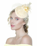 Kidukso Vintage Derby Fascinator Hat with Veil for Wedding Party by Deal US