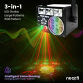 Neatfi Sound Activated Party Light with Remote Control Black Indoor DJ by Deal US