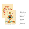 Admmixoo Be Positive Vintage Hippie Flower Wall Art 8x10 H Style Unframed by Deal US