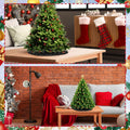 2 Pcs Black Sequin Tree Skirt 15 Inch Glitter Shiny Christmas Decoration by Deal US