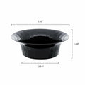 Party Essentials Deluxe Plastic Salad Bowls 10oz Black 20 Count by Deal US