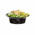Party Essentials Deluxe Plastic Salad Bowls 10oz Black 20 Count by Deal US