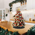 2 Pcs Black Sequin Tree Skirt 15 Inch Glitter Shiny Christmas Decoration by Deal US