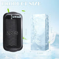 POUYRBA 2pcs Extra Large 6LB Blue Silicone Ice Block Mold for Ice Bath by Deal US