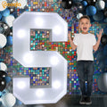 Pooqla 3FT LED Marquee Letter G Light Up Cool & Warm White 3 Feet by Deal US
