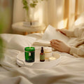 LunaLoved Candle for Tarot The Hermit, Juniper Lavender Scented Candles, GREEN by Deal US