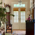 HYOUBALA Window Privacy Film UV Protection Non-Adhesive Begonia 17.5x78.7 by Deal US