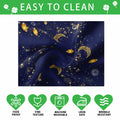 BOTB LIHM Eid Ramadan Tablecloth 60x84" Castle Lantern Stars & Moon by Deal US