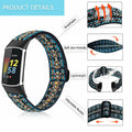 Yibcaiic Adjustable Stretchy Bands Compatible Fitbit Charge 5 Wristbands by Deal US