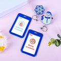 Easter Nurse Retractable Badge Holder Snowman Clip Hard Plastic Reel by Deal US