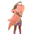 Axolotl Plush Toy Soft Stuffed Animal Dinosaur Pillow Green 47 inch by Deal US