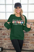 FASHGL Christmas Friends Sweatshirt Women Long Sleeve Green, XL by Deal US