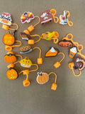 16 PCS Thanksgiving Silicone Straw Caps for Stanley Cup 10mm Design 4 by Deal US