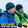 Alpha 4 Pieces Fleece Watch Cap Skull Beanie Winter Warm Windproof One Size by Deal US