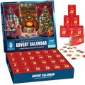 Christmas Puzzle Advent Calendar 2025 Fireplace 1008 Pieces 24 Parts by Deal US