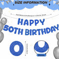 Fulmoon 50th Birthday Banner Pre Strung Glitter 11.5ft Champagne Gold by Deal US