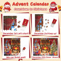Christmas Puzzle Advent Calendar 2025 Fireplace 1008 Pieces 24 Parts by Deal US