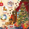 Christmas Puzzle Advent Calendar 2025 Fireplace 1008 Pieces 24 Parts by Deal US