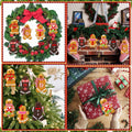 Fanfanwin Gingerbread Man Ornaments Brown 5.12in 6 Pcs Christmas Decor by Deal US