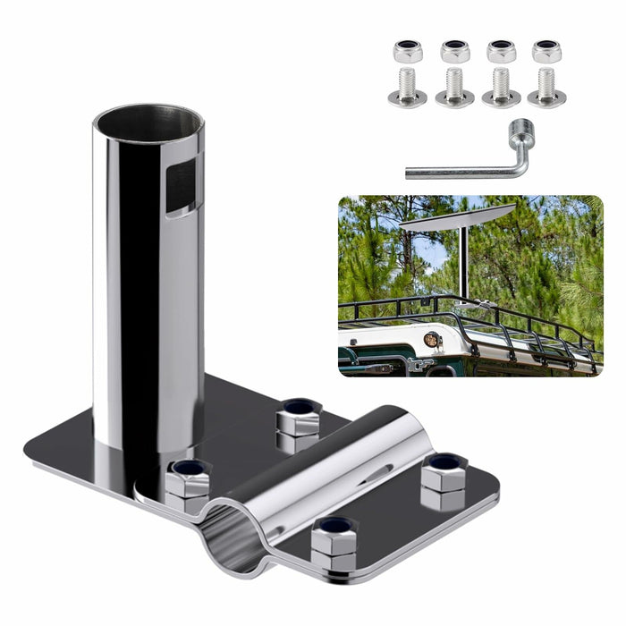 Starlink Stainless Steel RV Ladder Mount Kit Adjustable Pole Mount V2 by Deal US