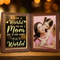 Mom Gifts 5x7 Picture Frame Night Light Table Lamp Warm Words by Deal US