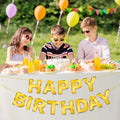 Gold Happy Birthday Banner Sign Garland Party Decoration Kids Baby Party by Deal US
