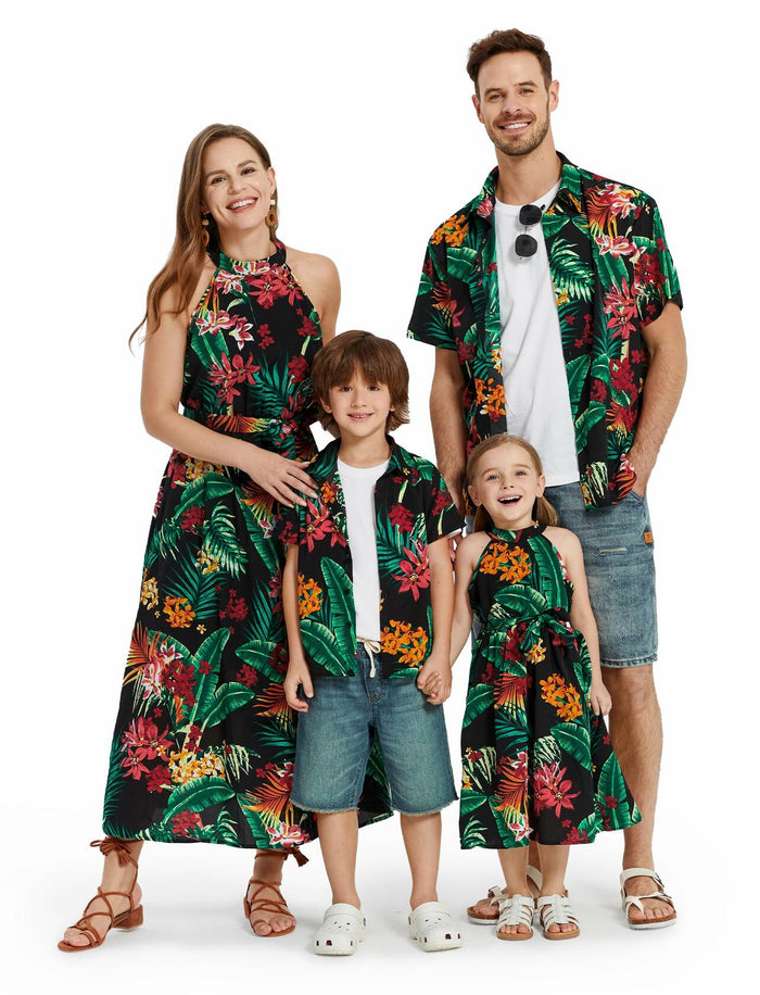 PATPAT Baby Girl Tropical Floral Romper Dress Green Size 12-18M by Deal US