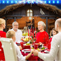 Ganeen 6.4x16ft LED Christmas Garage Door Banner Rustic Nativity Farm by Deal US