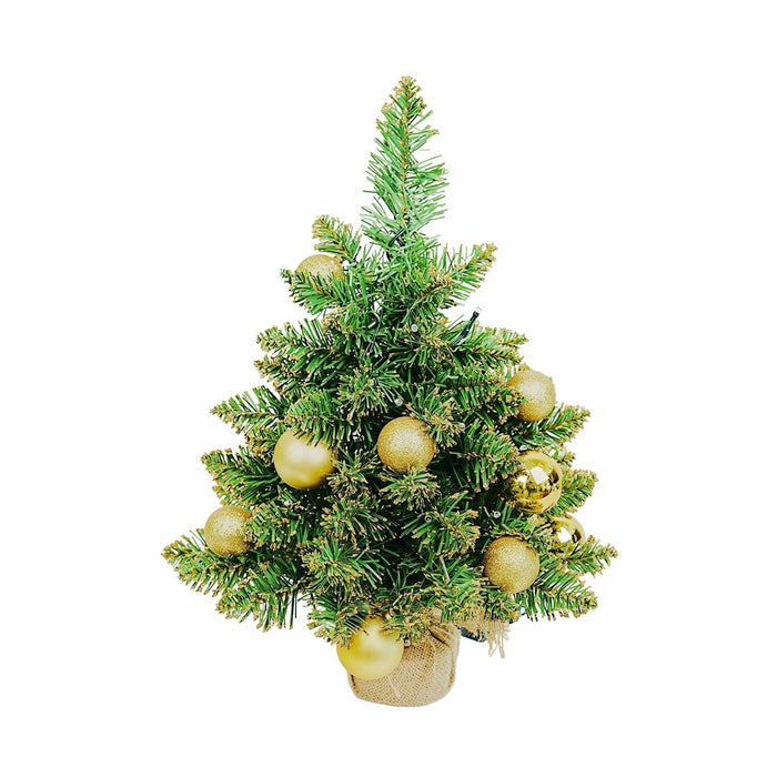 Aimmop 18in Small Christmas Tree with Ornaments 59 Tips Green by Deal US