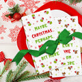 Funny Christmas Towels 2 Pack Absorbent Kitchen Bathroom White Elephant Gifts by Deal US
