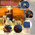 Ganeen 6.4x16ft LED Christmas Garage Door Banner Rustic Nativity Farm by Deal US