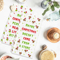 Funny Christmas Towels 2 Pack Absorbent Kitchen Bathroom White Elephant Gifts by Deal US