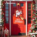 Alupssuc Lighted LED Santa Claus Garden Flag 20x15 Inch Red Double Sided by Deal US