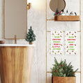 Funny Christmas Towels 2 Pack Absorbent Kitchen Bathroom White Elephant Gifts by Deal US