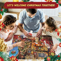 Advent Calendar 2025 Christmas Jigsaw Puzzle 1008 Pieces Cartoon Theme by Deal US