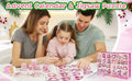1008 Pc Pink Gnome Advent Calendar Puzzle 2025 24-Day Countdown by Deal US