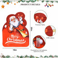 Alupssuc Lighted LED Santa Claus Garden Flag 20x15 Inch Red Double Sided by Deal US