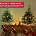 Aimmop 18in Small Christmas Tree with Ornaments 59 Tips Green by Deal US