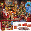 Advent Calendar 2025 Christmas Jigsaw Puzzle 1008 Pieces Cartoon Theme by Deal US