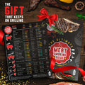Santa's Meat Smoking Guide Pellet Grill Accessories Wood Time Temp by Deal US