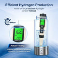 BAVAP Hydrogen Water Bottle Generator 14.1oz Smart Over 2000 ppb by Deal US