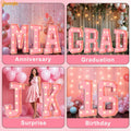Pooqla 3FT LED Marquee Letter S Pink Party Birthday Wedding Decor by Deal US